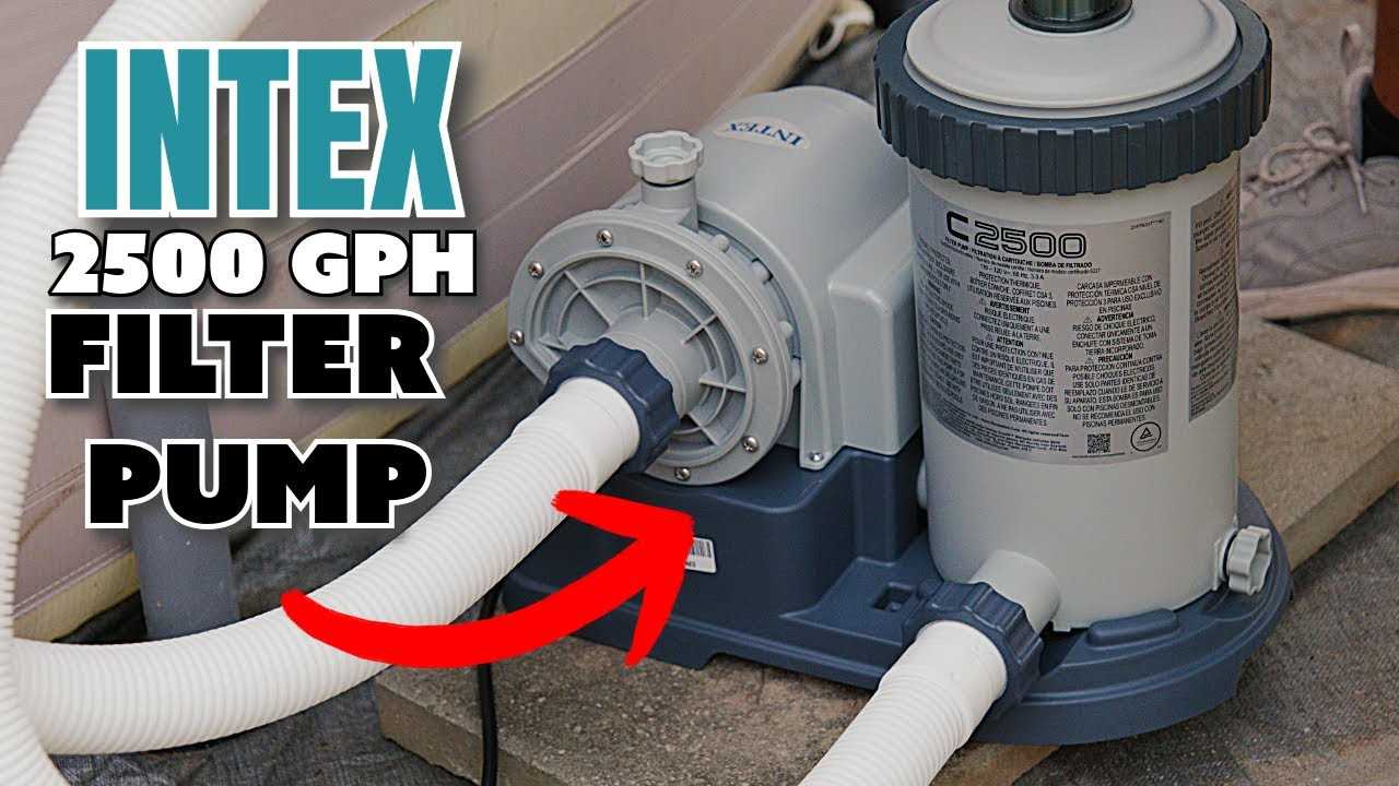 intex pool pump instruction manual