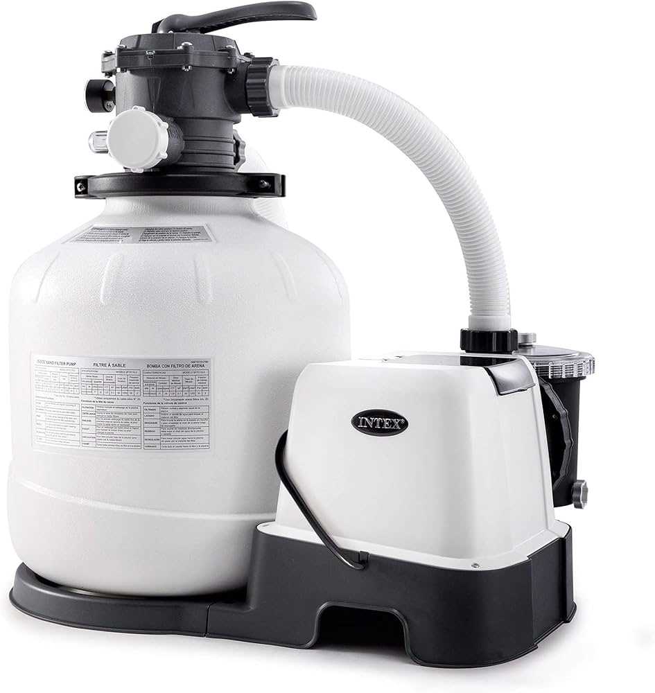 intex sand filter pump instruction manual