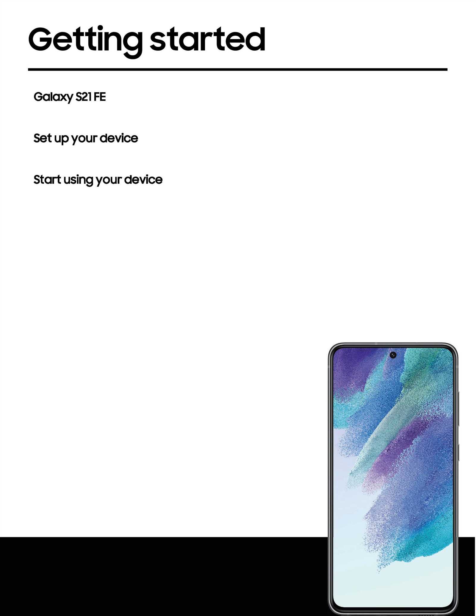 samsung galaxy s21 fe instruction manual