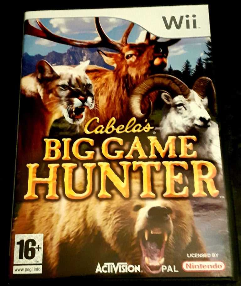 cabelas big game hunter 2010 wii instruction manual