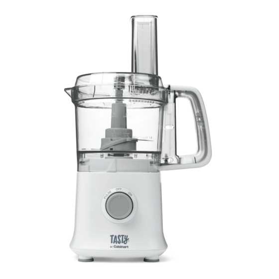 cuisinart food processor instruction manual