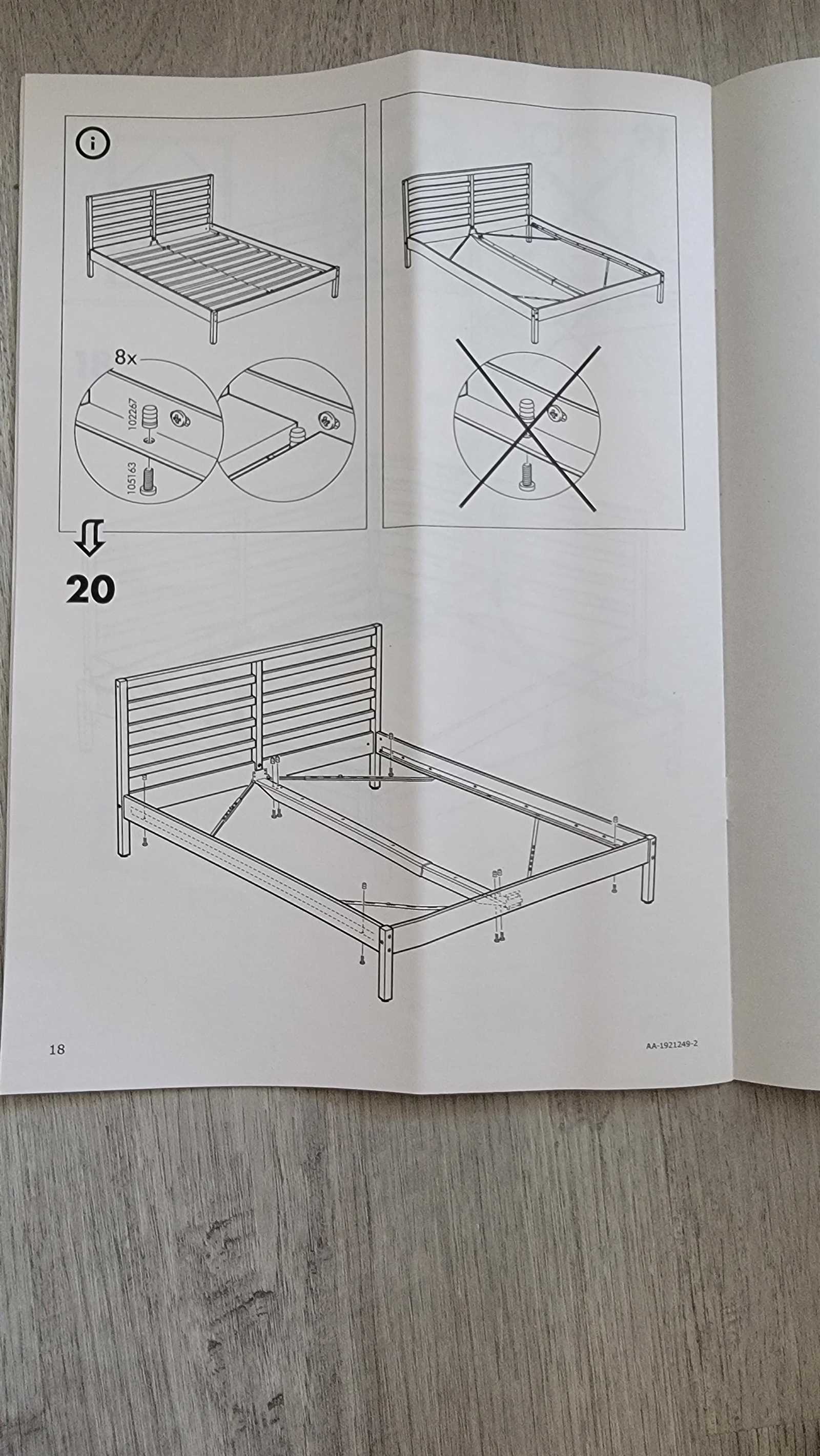 manual ikea skorva bed instructions