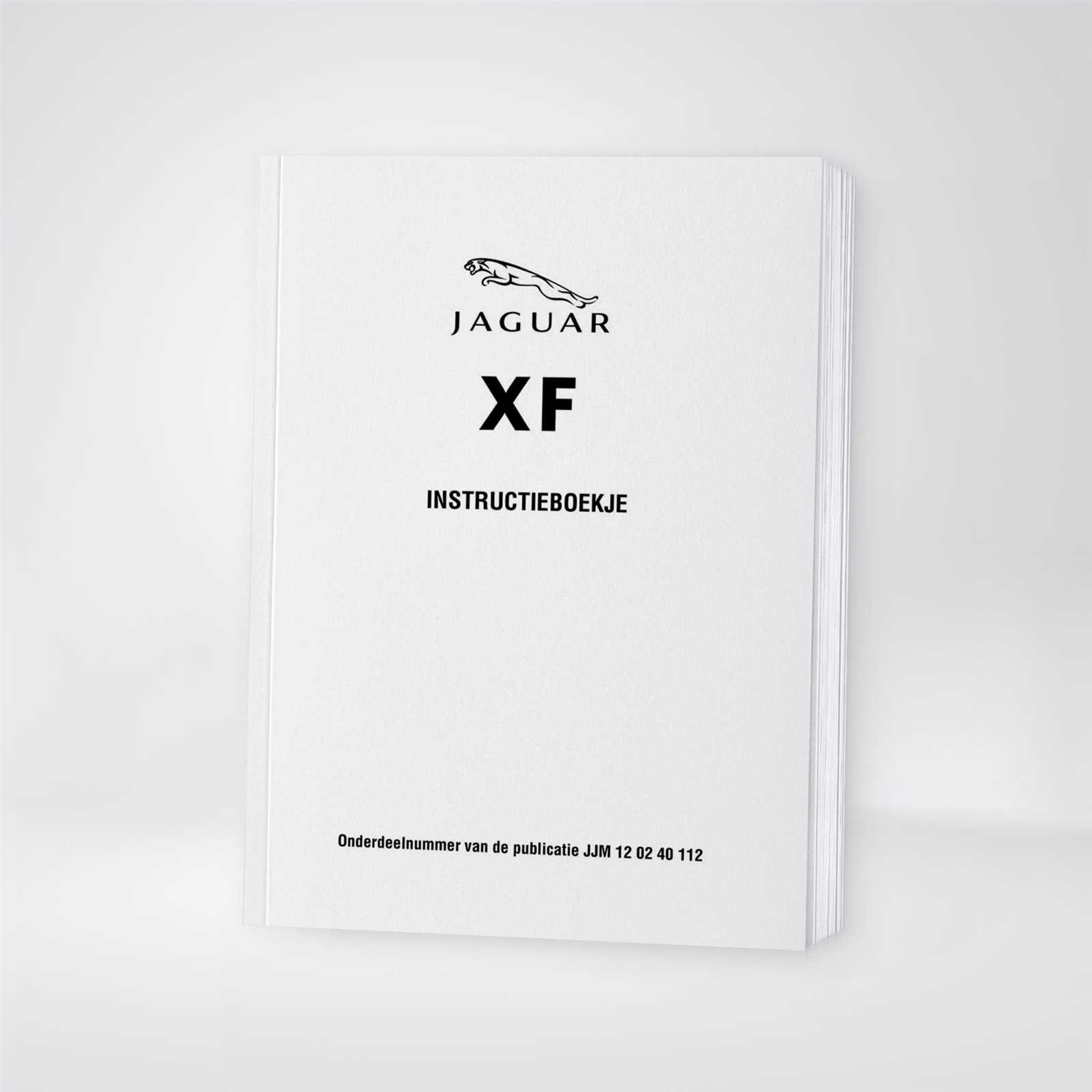 jaguar xf instruction manual