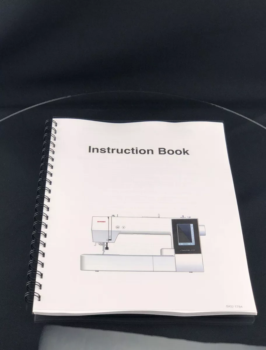 janome 500e instruction manual