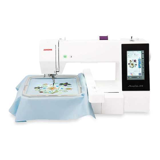 janome 500e instruction manual