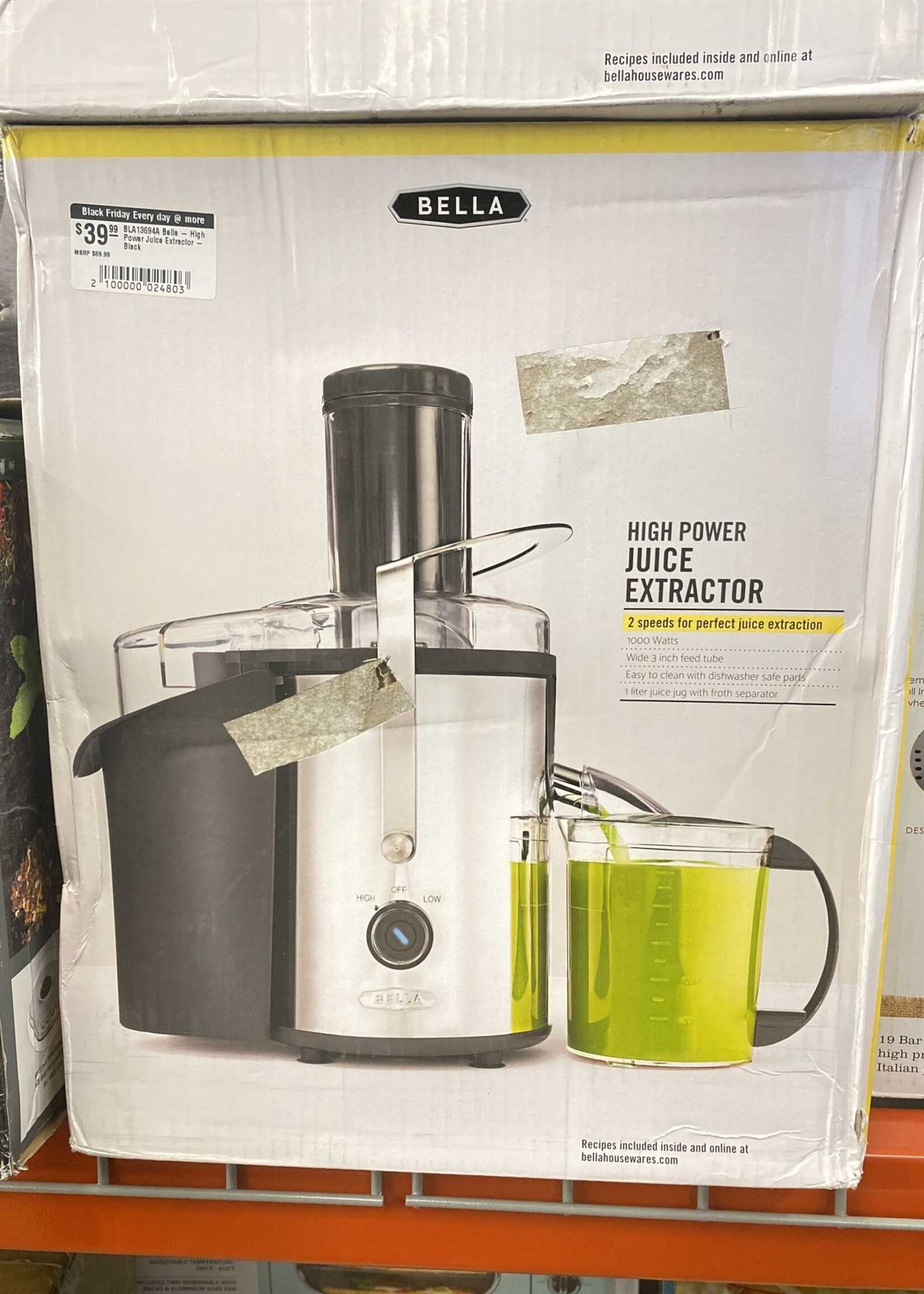 bella juicer instruction manual