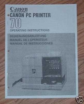 canon printer instructions manual