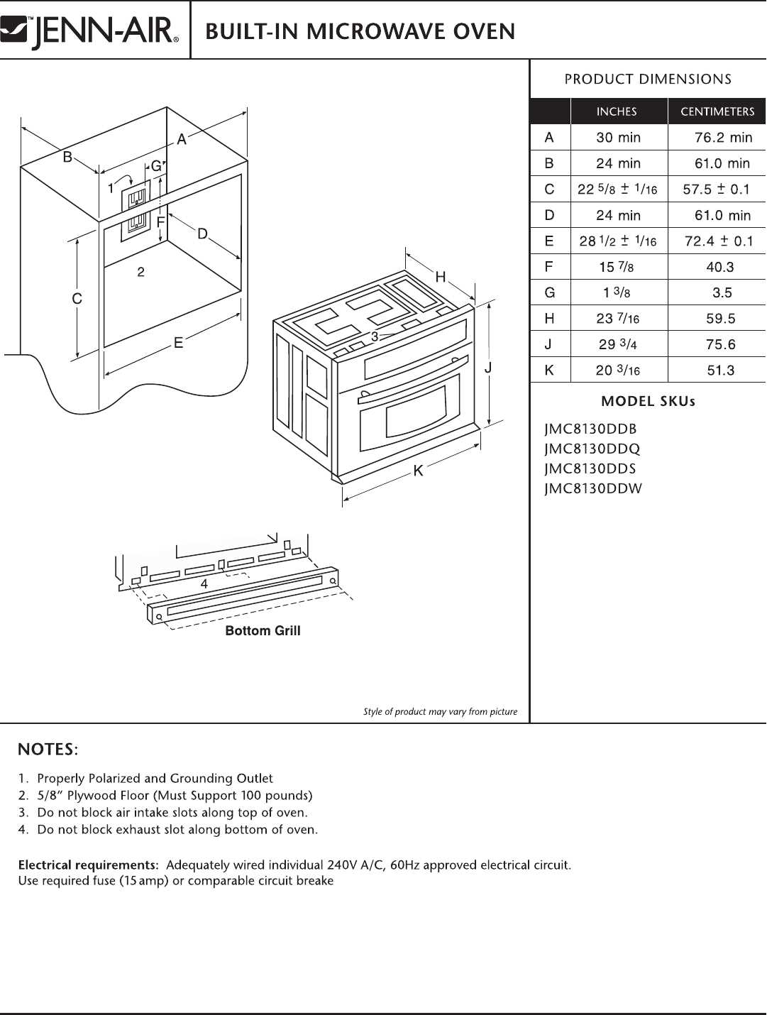 jenn air microwave instruction manual