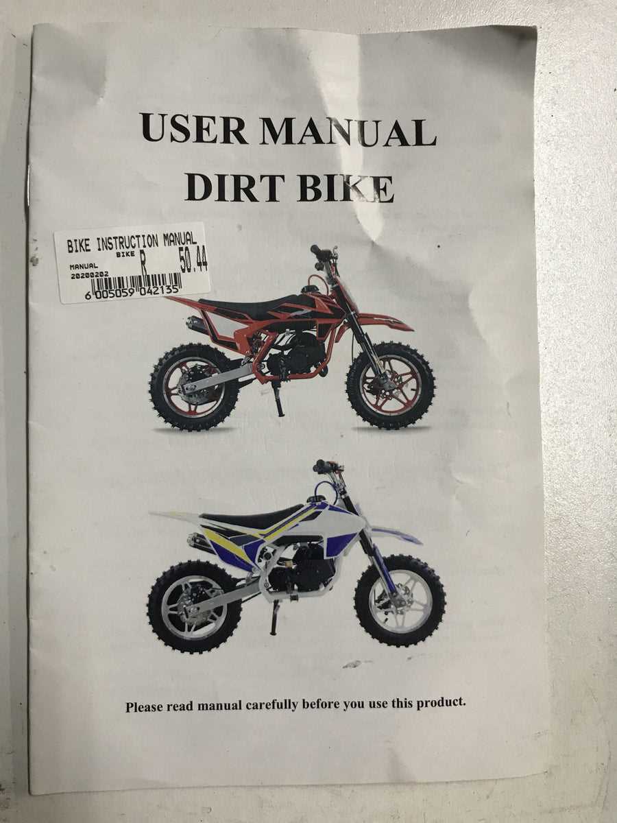 49cc pocket bike instruction manual