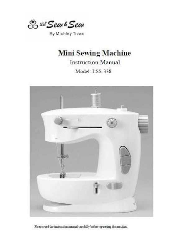 mini sewing machine instruction manual