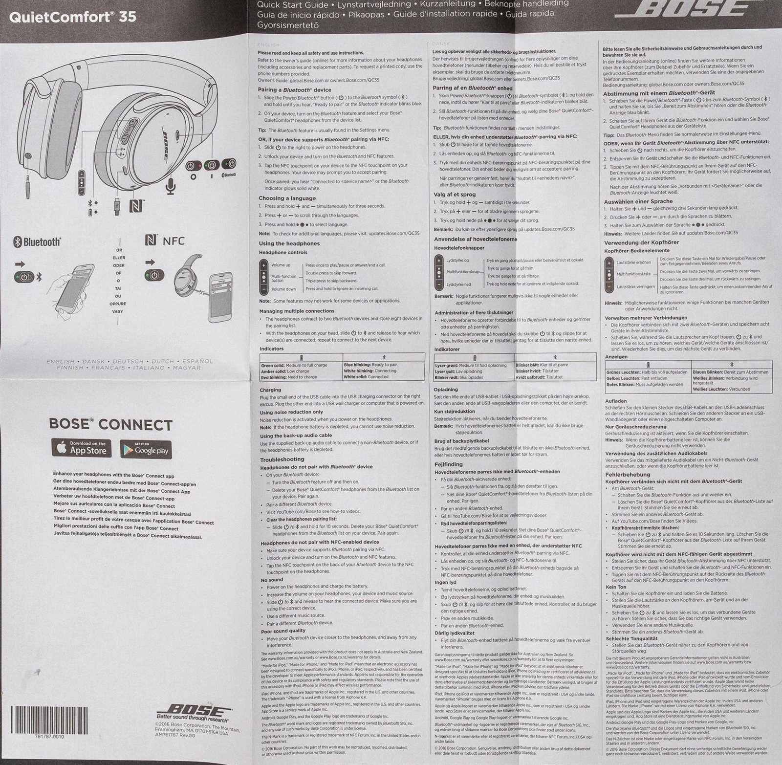 bose quietcomfort instruction manual