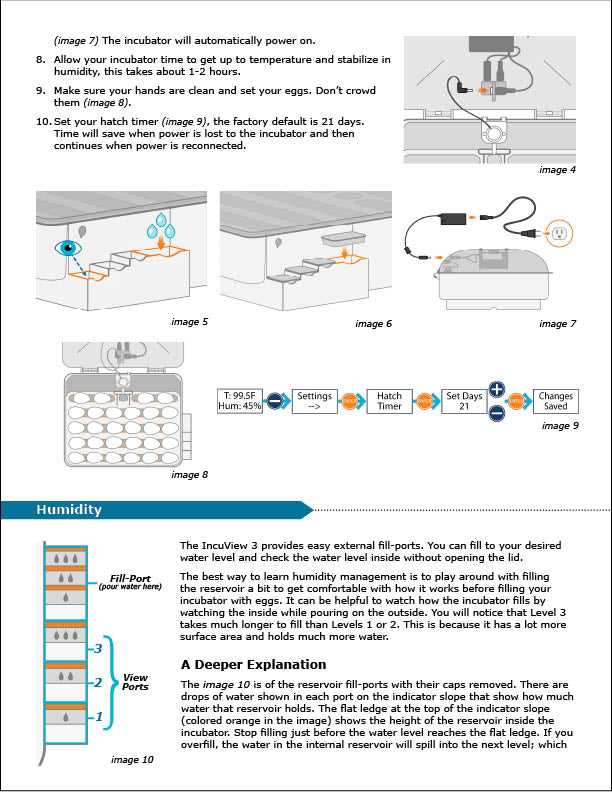 instruction egg incubator manual