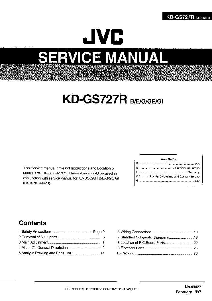 jvc kd g230 instruction manual