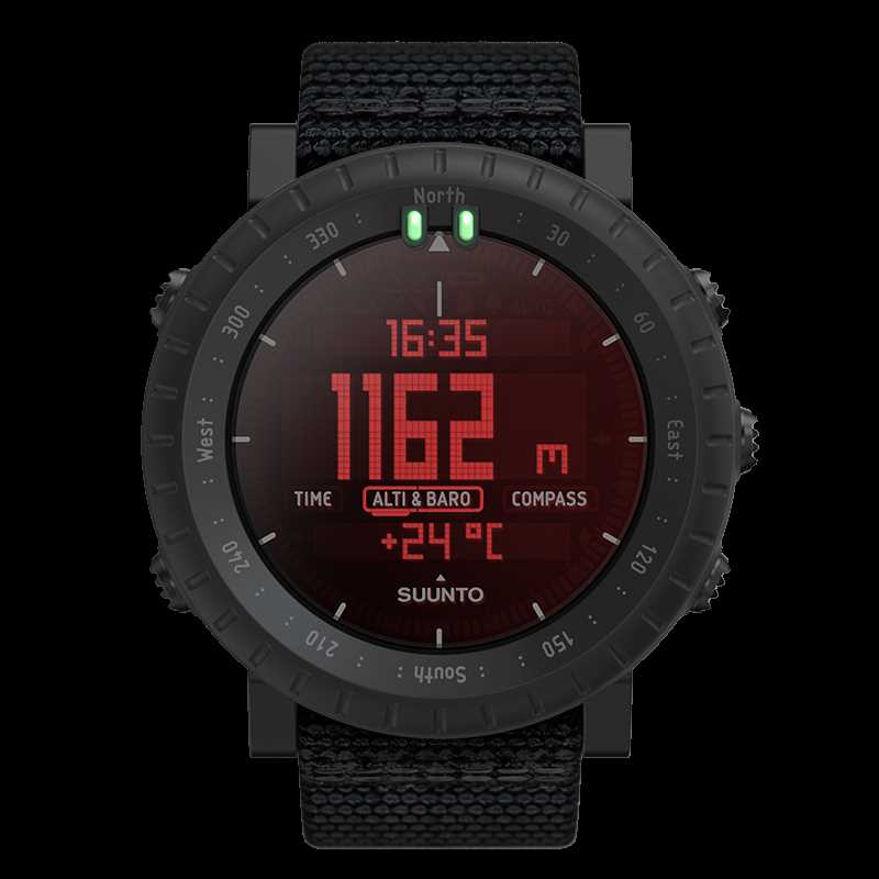 suunto watch instruction manual