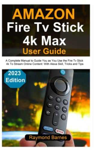 fire tv stick 4k instruction manual