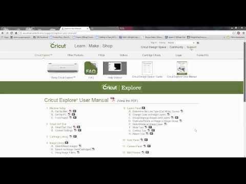 cricut explore instruction manual