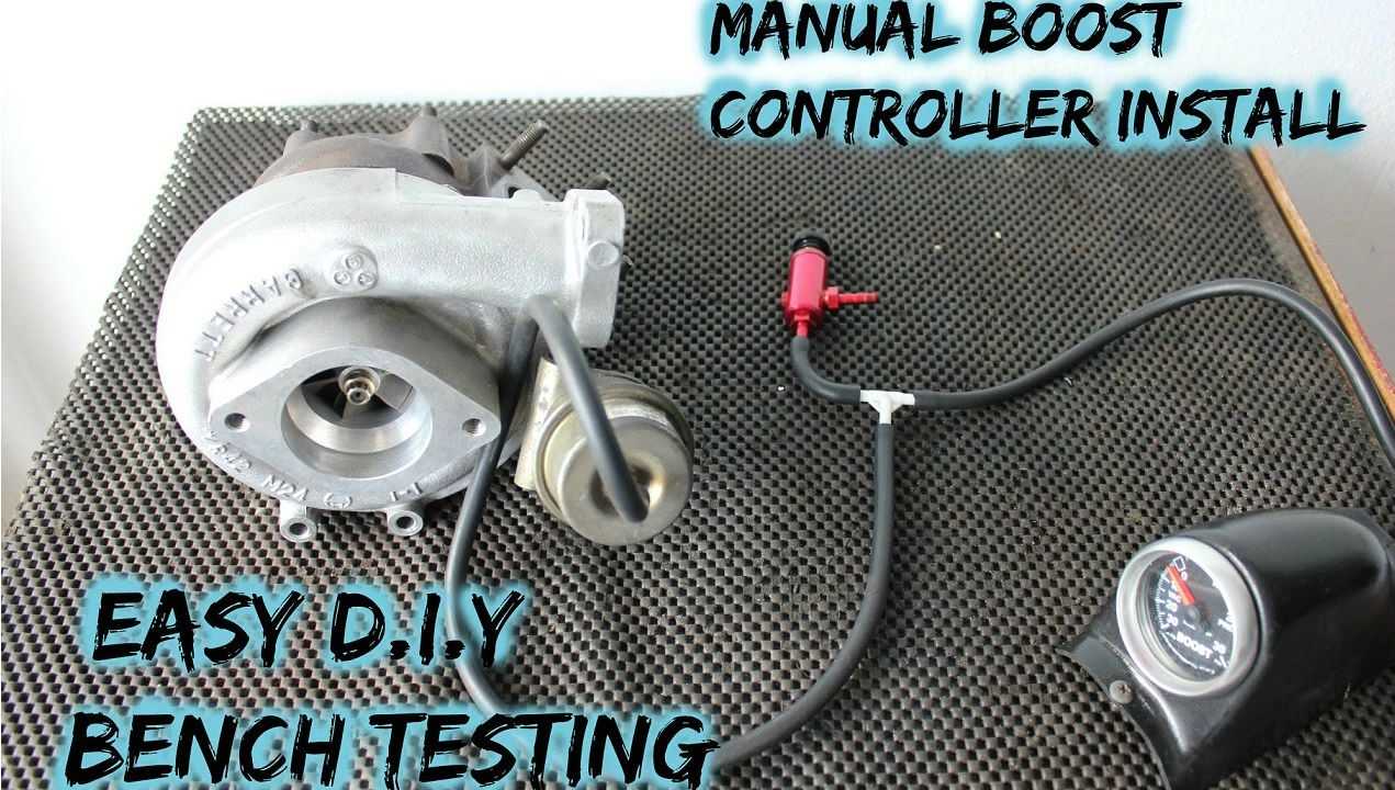 manual boost controller instructions