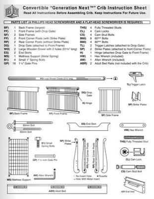 delta bentley crib instruction manual