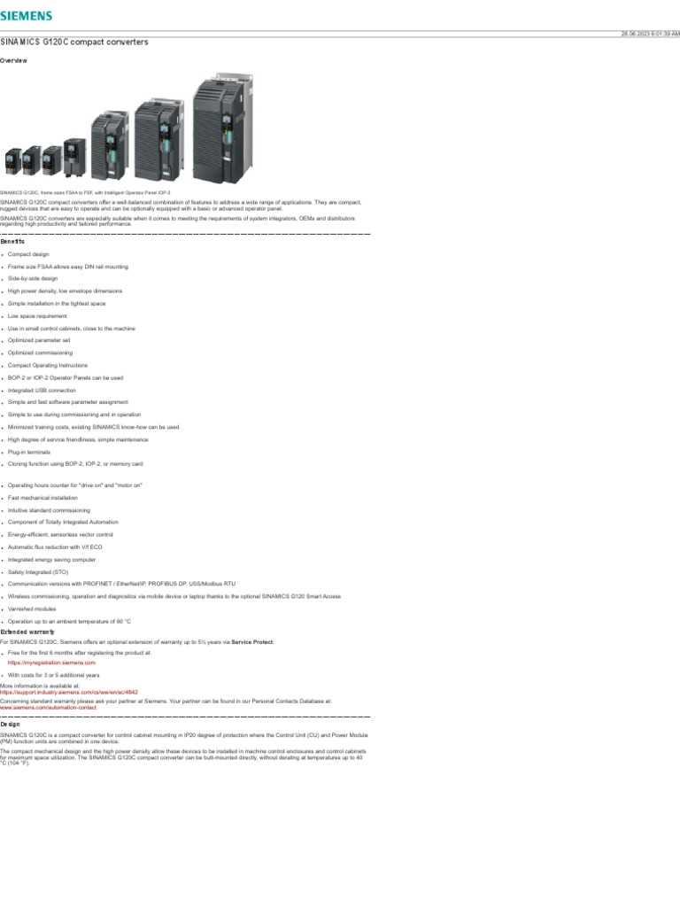 siemens sinamics g120 operating instructions manual