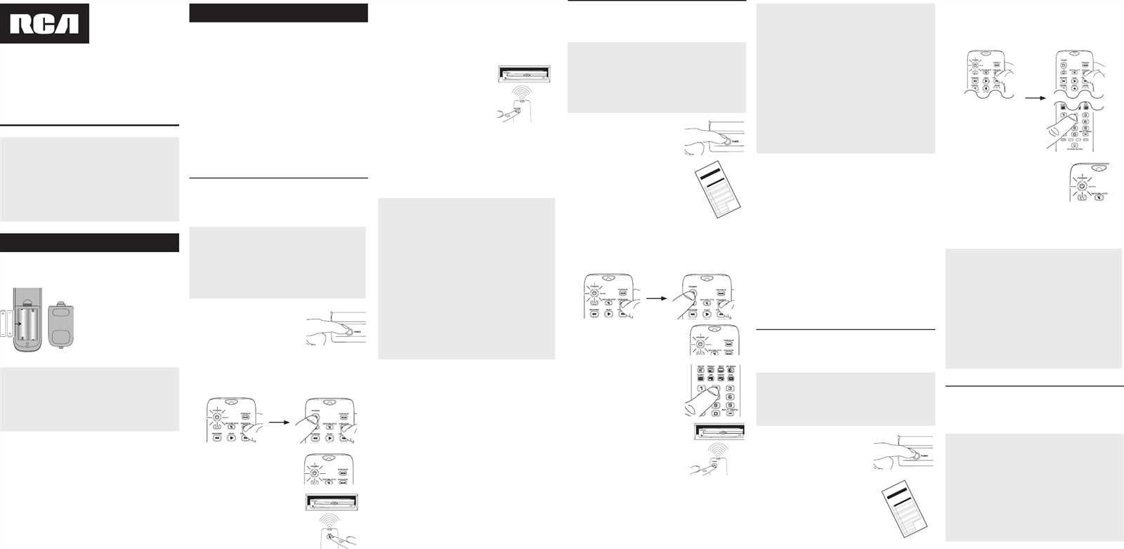 rca universal remote rcrn04gr instruction manual