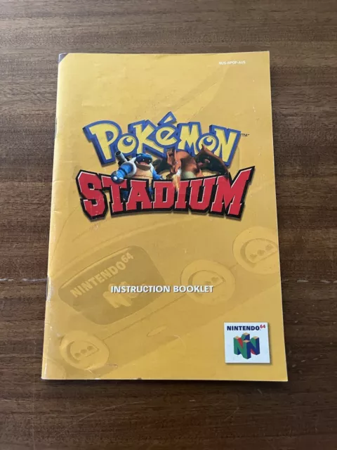 pokemon yellow instruction manual