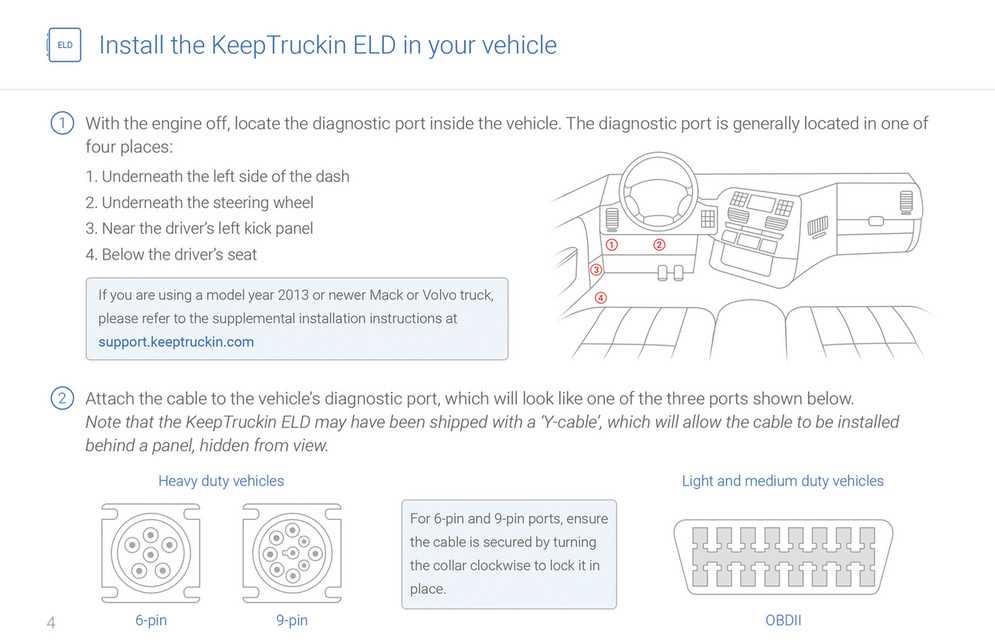 keeptruckin eld instruction manual