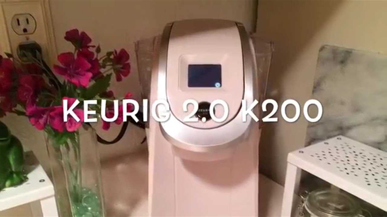 keurig 2.0 k200 instruction manual