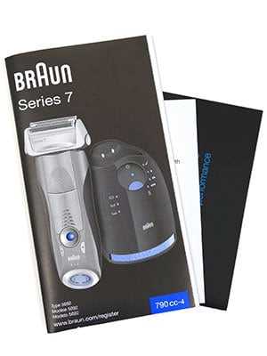 braun shaver instruction manual