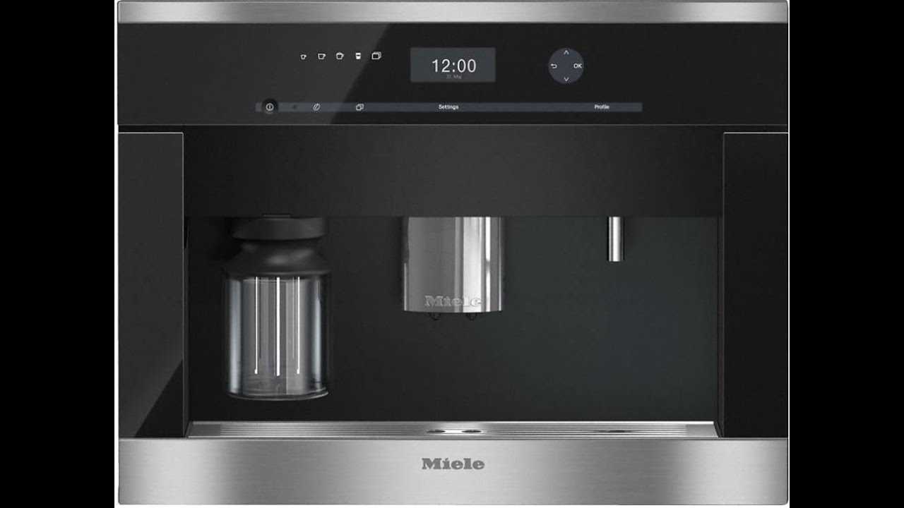 miele nespresso coffee machine instruction manual