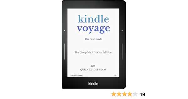 kindle voyage instruction manual