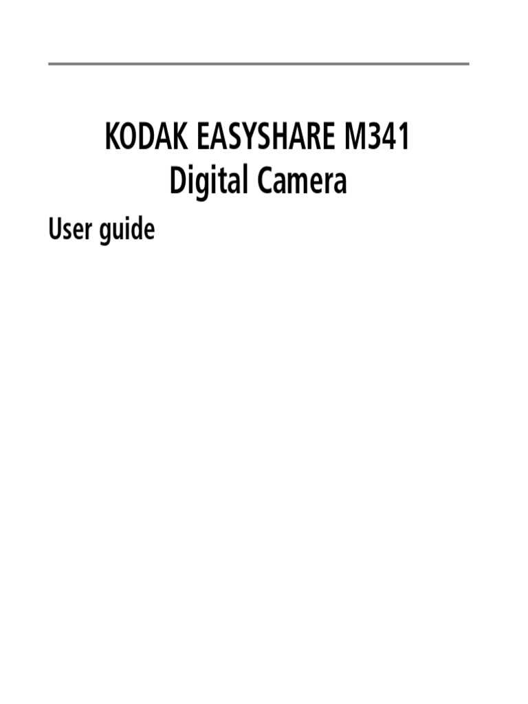 kodak easyshare instructions manual