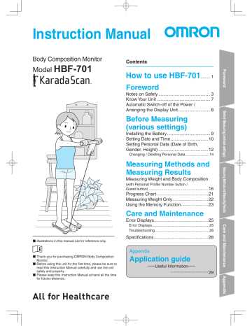 omron hbf 514c instruction manual