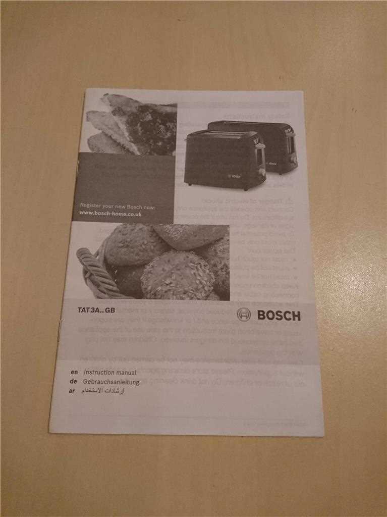 bosch washer instruction manual