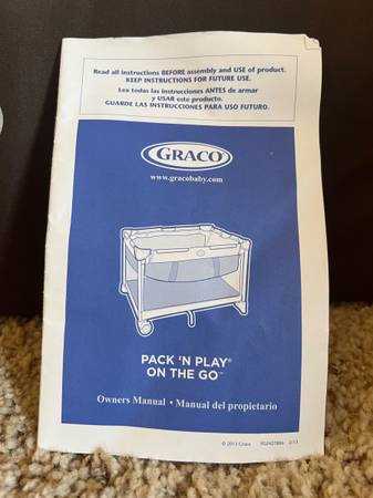 graco travel lite crib instruction manual