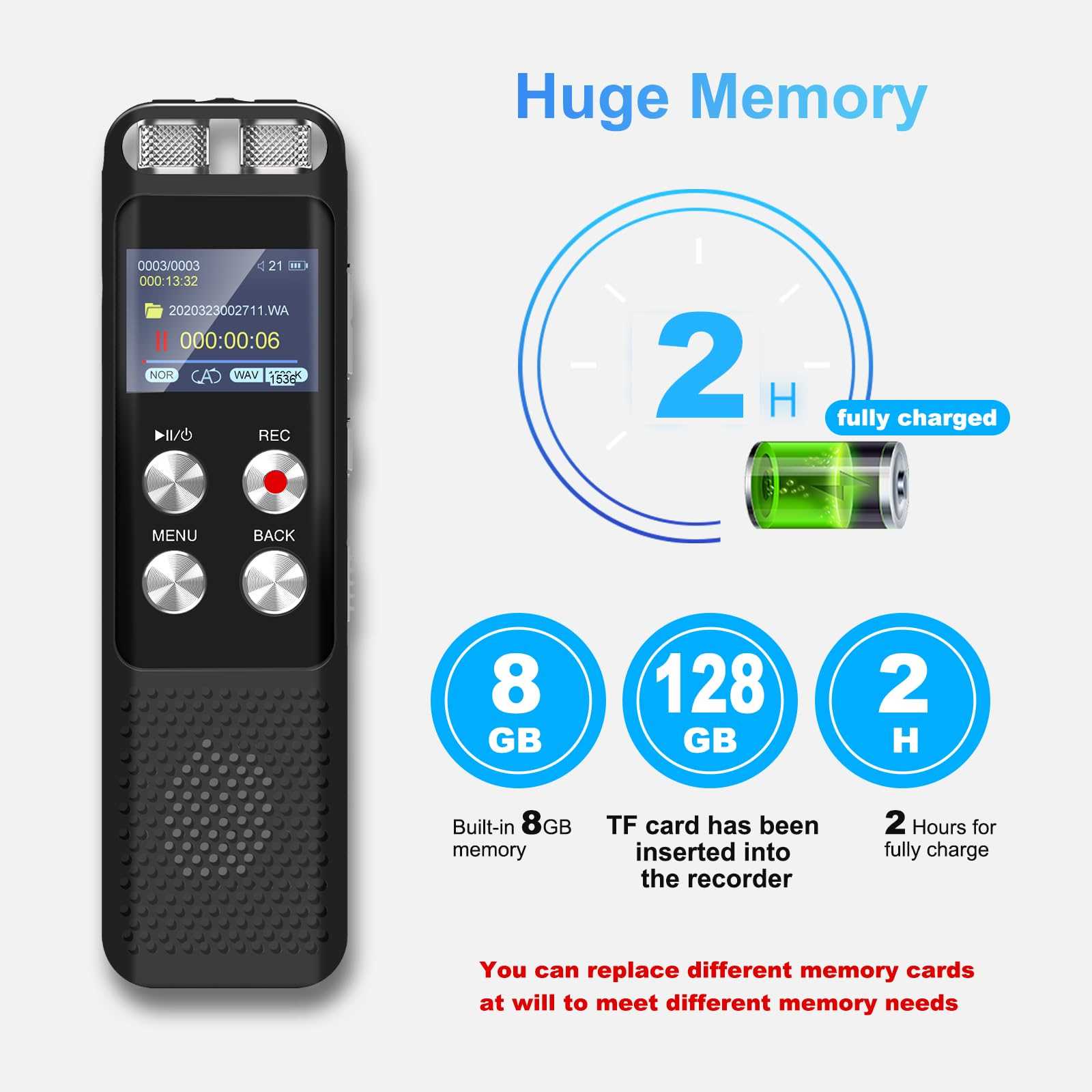 l87 voice recorder instruction manual