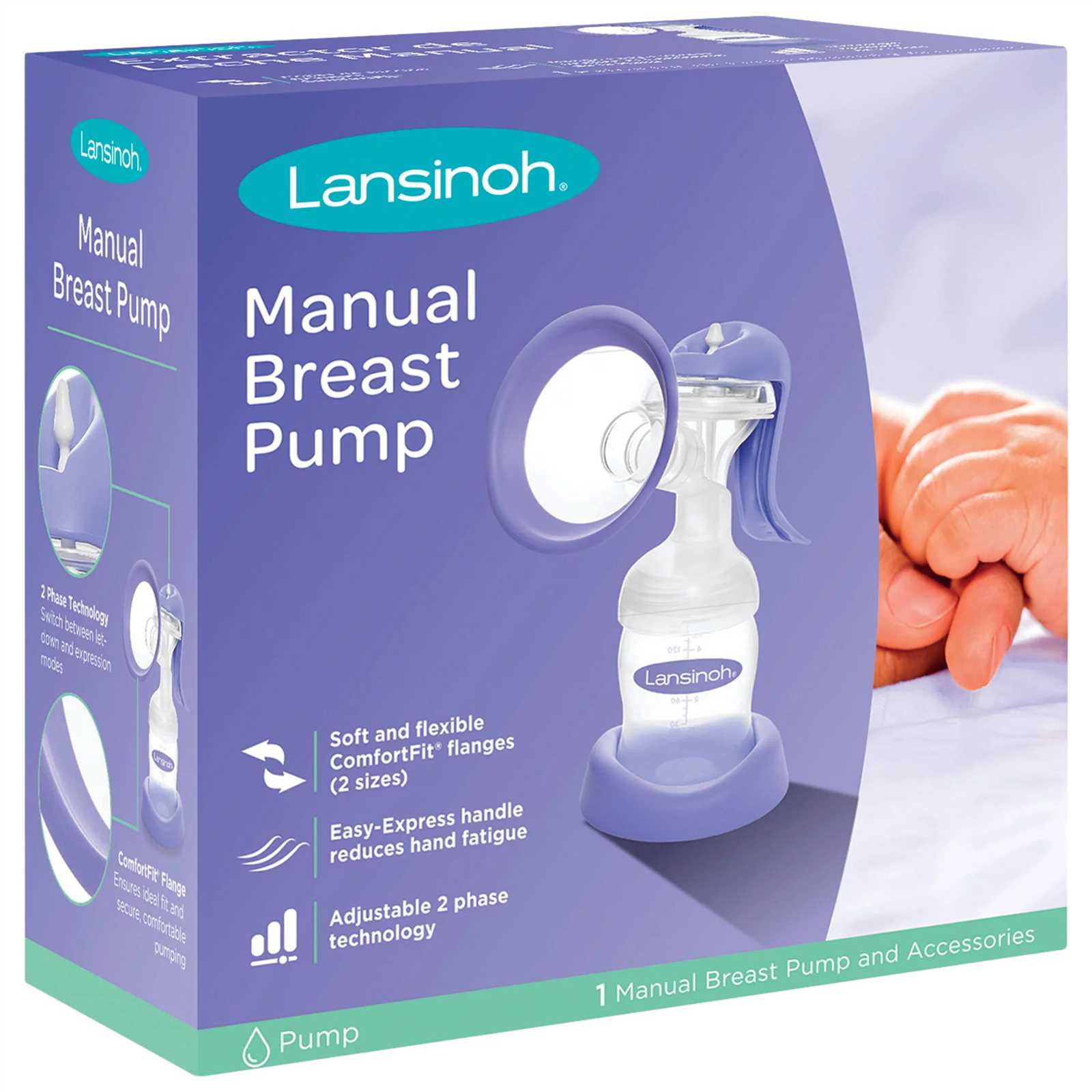 lansinoh manual breast pump instructions