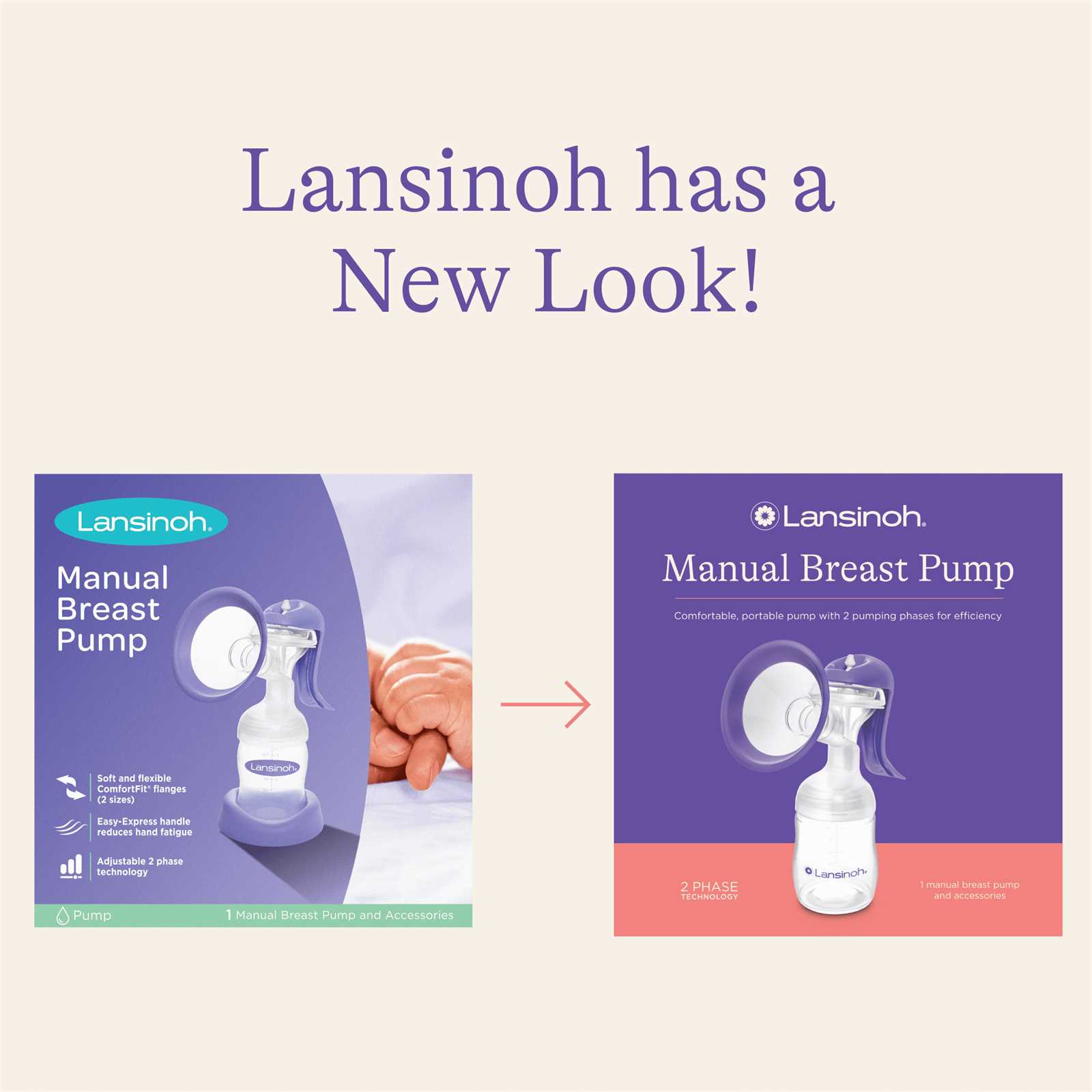 lansinoh manual pump instructions