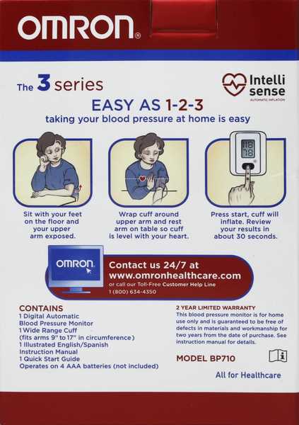 omron bp710 instruction manual