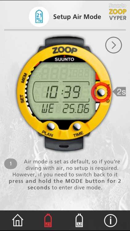 suunto zoop instruction manual