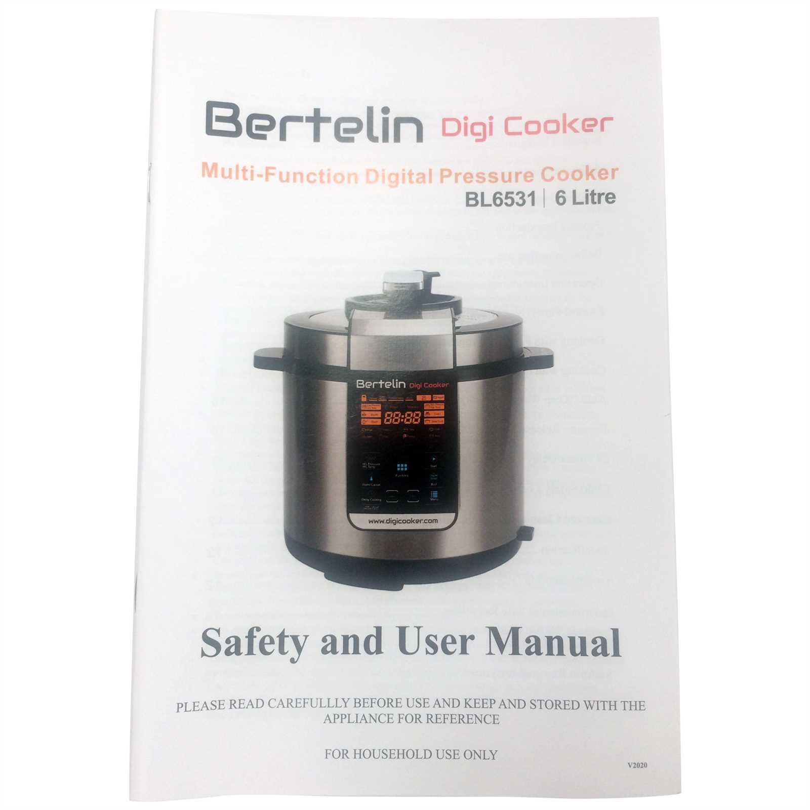 electric pressure cooker instruction manual