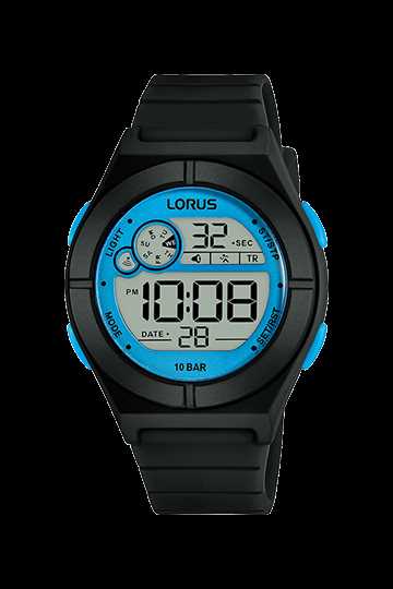 lorus digital watch instruction manual