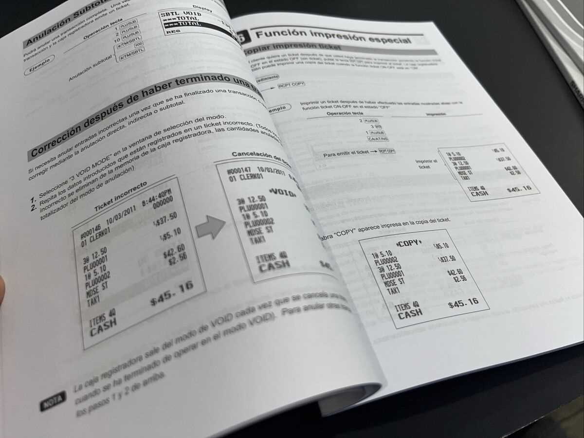 sharp xe a23s instruction manual