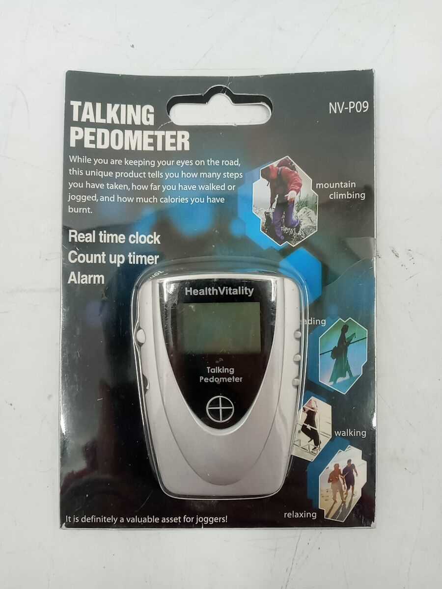 voicezone talking pedometer instructions manual