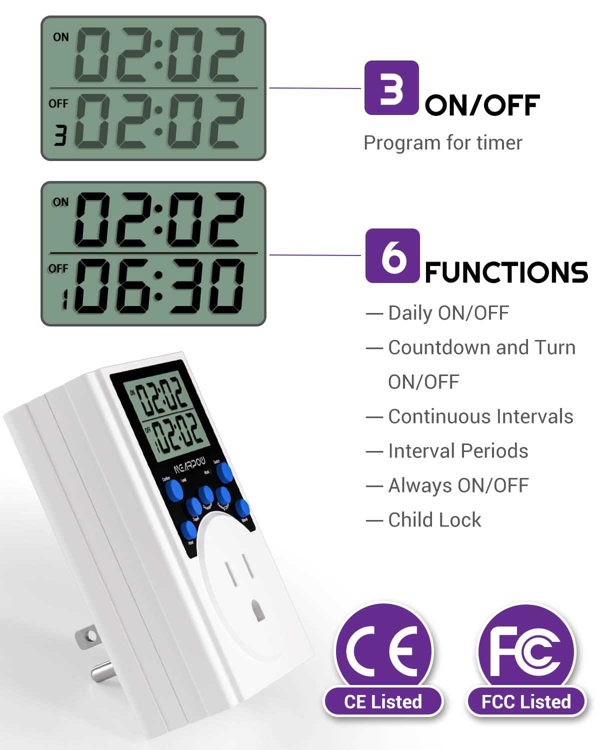 nearpow timer instructions manual