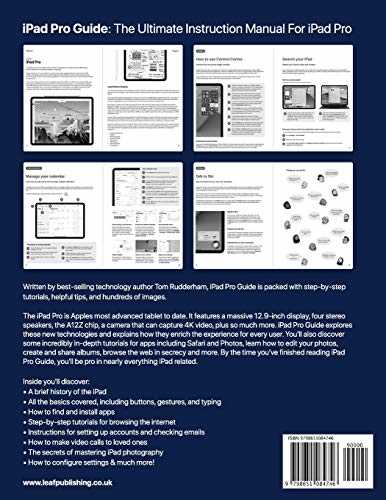 instruction manual for ipad pro