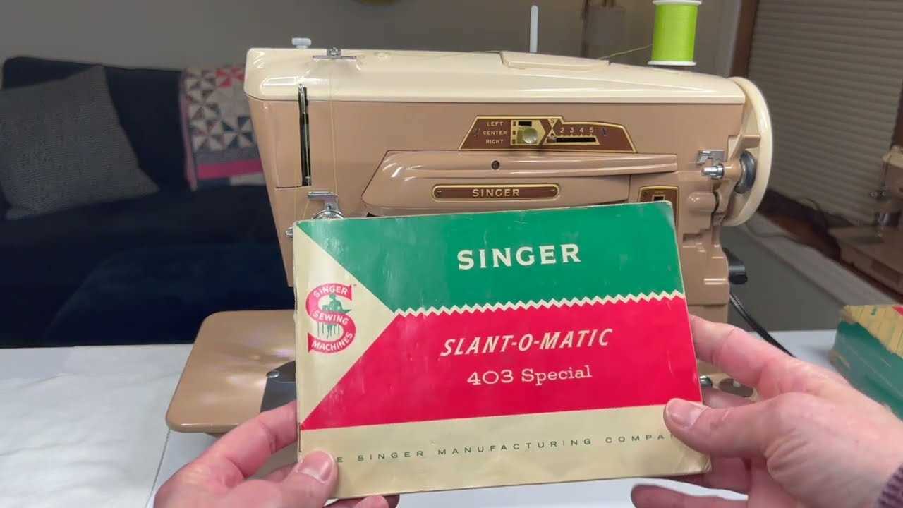 singer 403a instruction manual