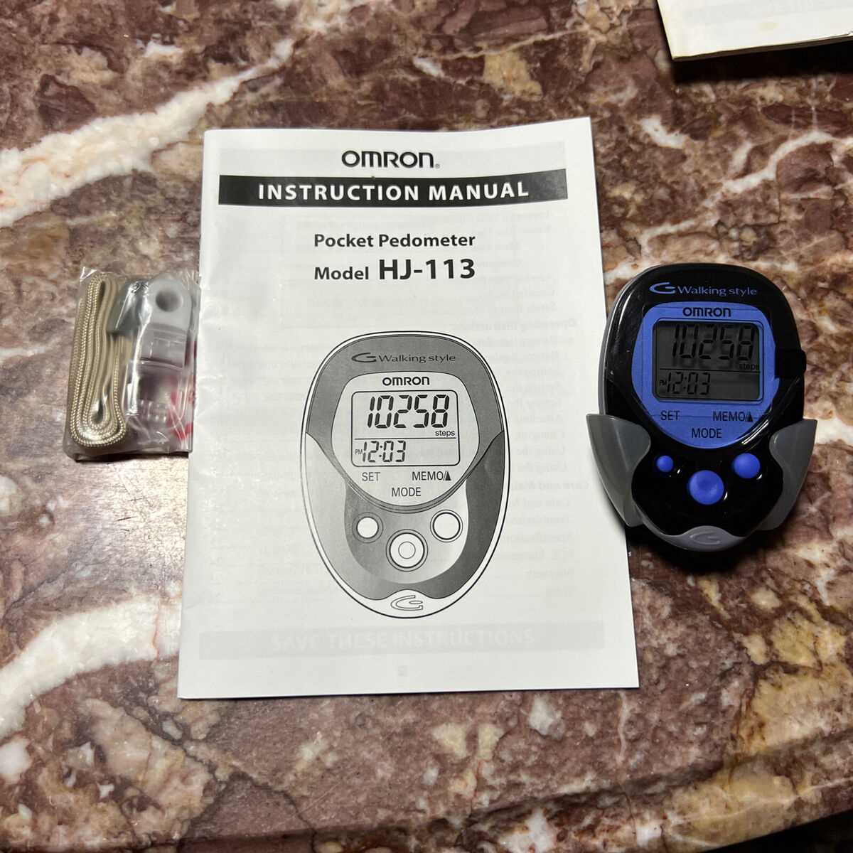 sportline pedometer instruction manual