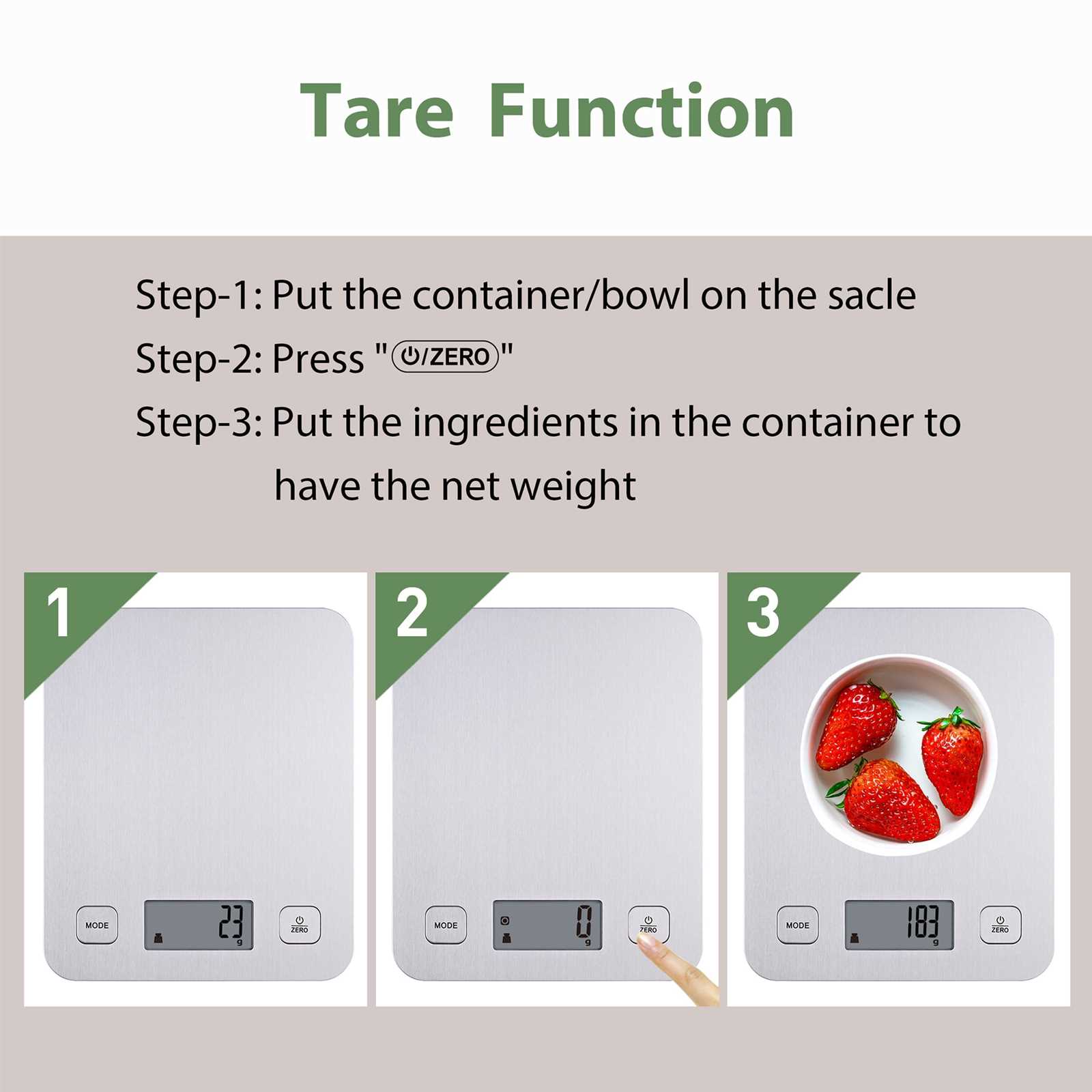 mainstays digital kitchen scale instruction manual