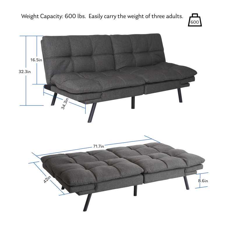 mainstays metal arm futon instruction manual