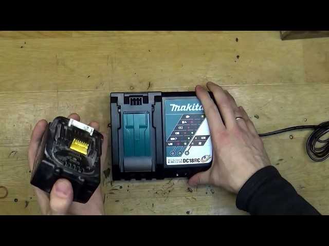 makita dc18rc battery charger instruction manual